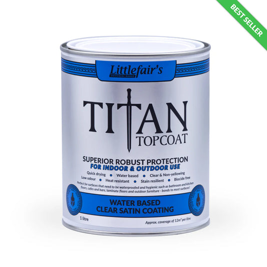 Titan Top Coat Varnish - Satin - Littlefair's