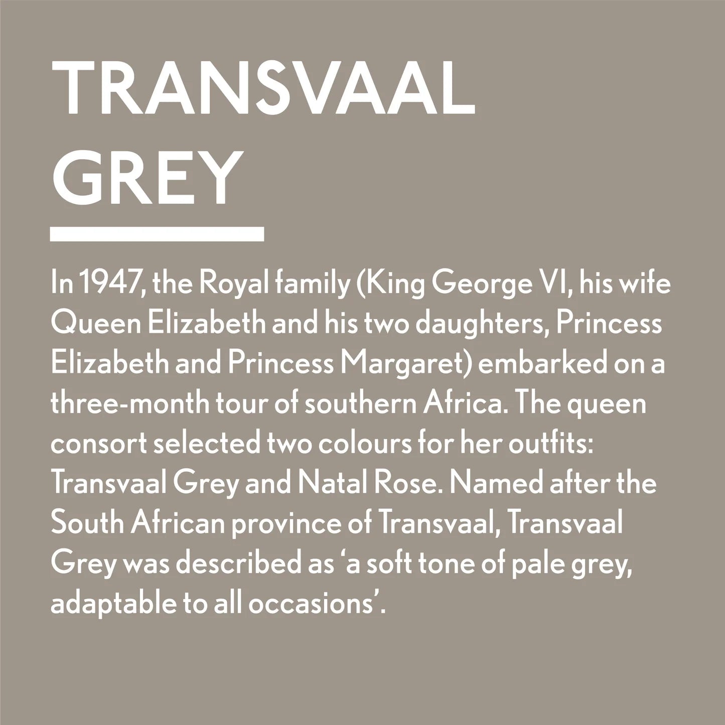 Transvaal Grey - Jubilee Paint | Furniture & Craft Paint