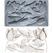 Load image into Gallery viewer, Tulips Mould by IOD - Iron Orchid Designs