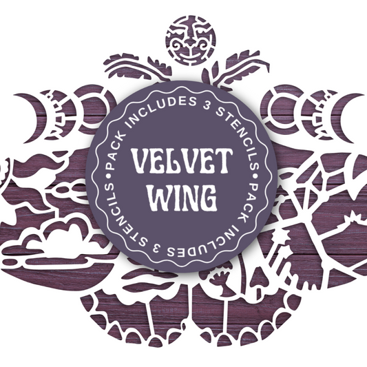 Velvet Wing Stencil | Made By Marley