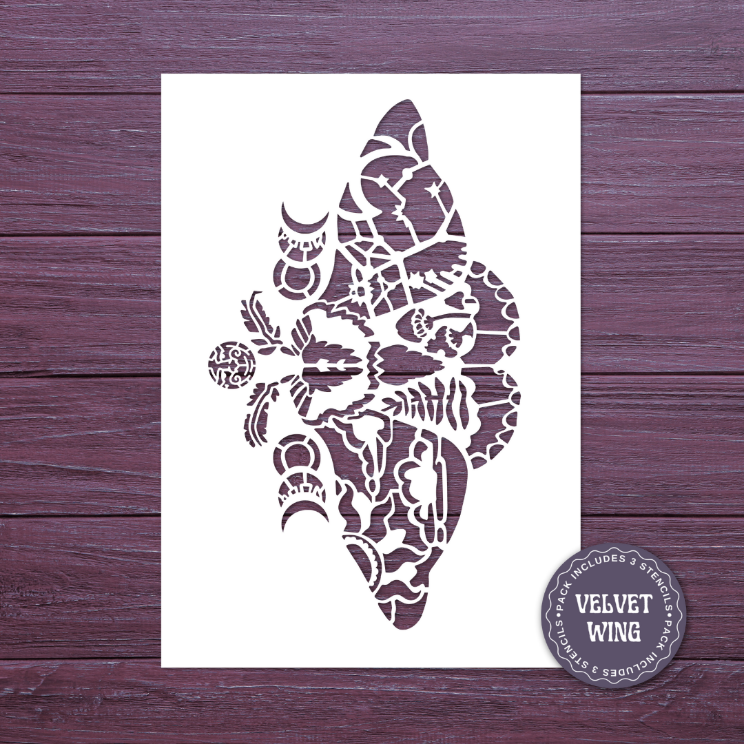 Velvet Wing Stencil | Made By Marley