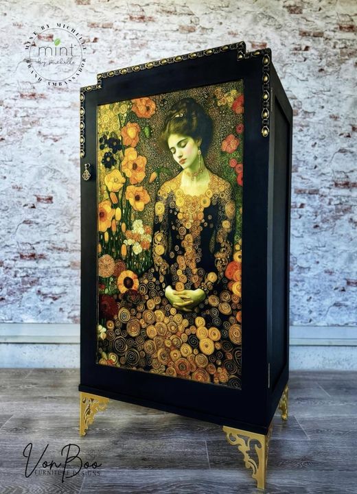 Bathed In Gold - MINT By Michelle Decoupage Papers for Furniture