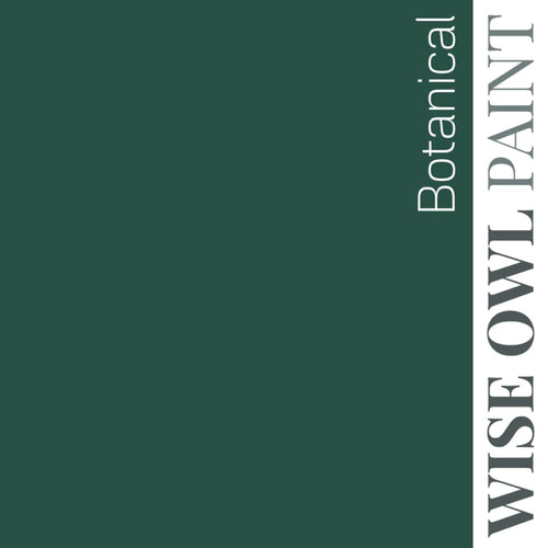 Wise Owl One Hour Enamel Paint - BOTANICAL | Emerald Green Kitchen Cabinet & Furniture Paint
