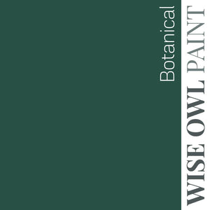Wise Owl One Hour Enamel Paint - BOTANICAL | Emerald Green Kitchen Cabinet & Furniture Paint
