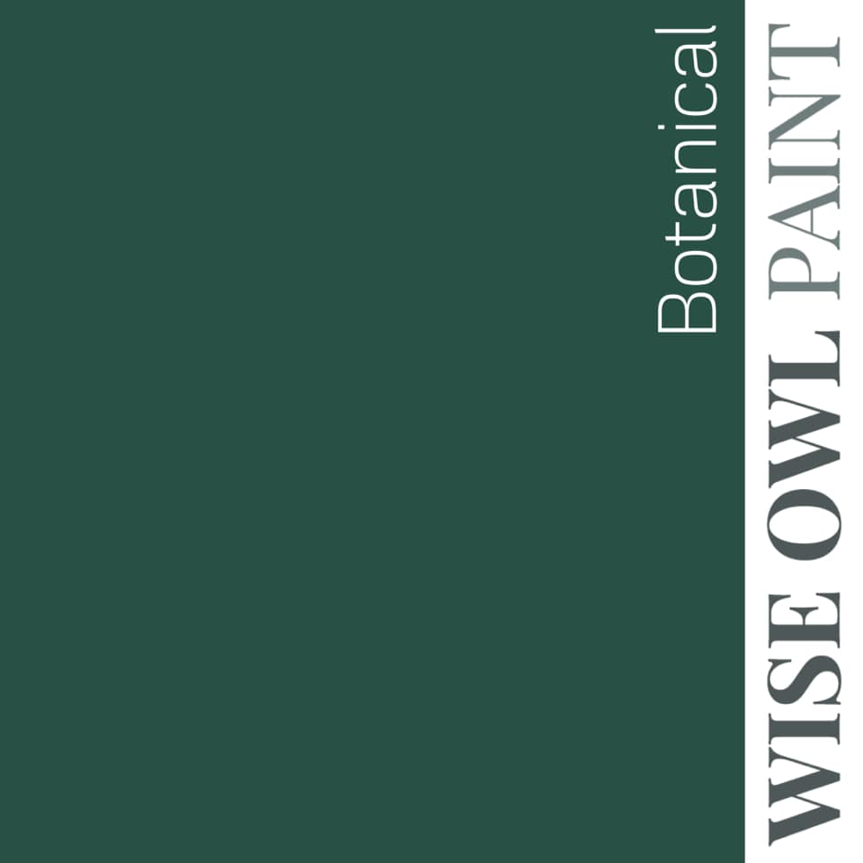 Wise Owl One Hour Enamel Paint - BOTANICAL | Emerald Green Kitchen Cabinet & Furniture Paint