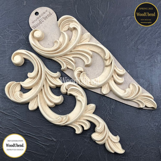 Leafy Scrolls JMM WUB6084 - WoodUbend Mouldings