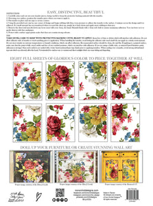 Wall Flower IOD Transfer - Iron Orchid Designs 