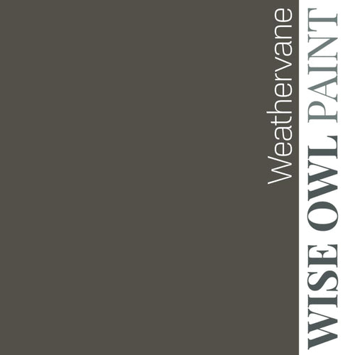Wise Owl One Hour Enamel Paint - WEATHERVANE | Dark Warm Grey Kitchen Cabinet & Furniture Paint