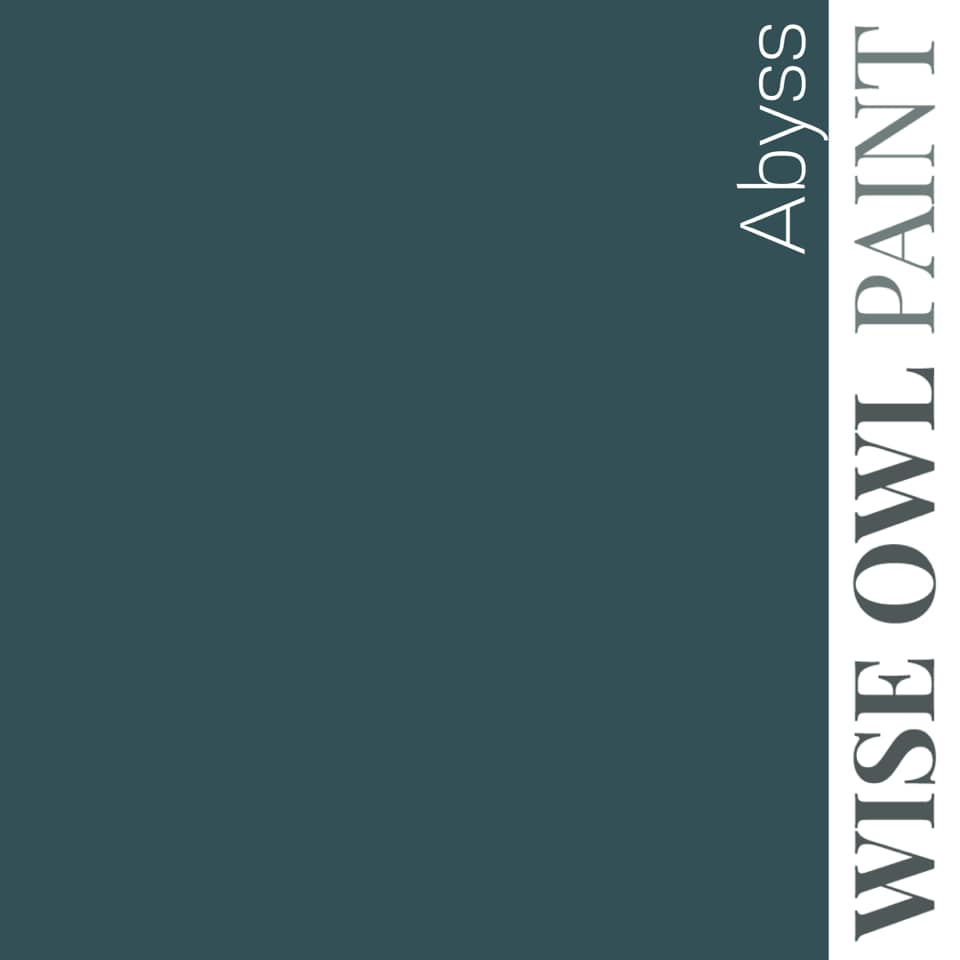 Wise Owl One Hour Enamel Paint - ABYSS | Ocean Blue Kitchen Cabinet and Furniture Paint