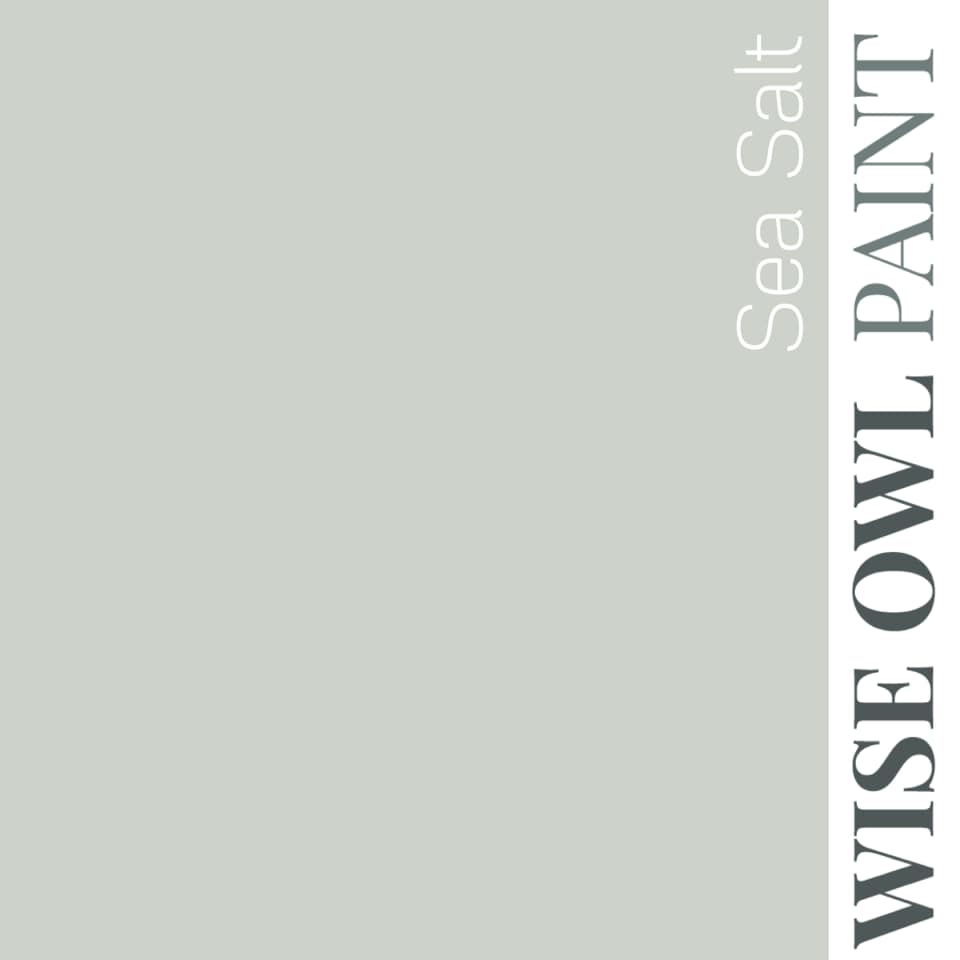 Wise Owl One Hour Enamel - SEA SALT | Pale Blue/Green Kitchen Cabinet and Furniture Paint
