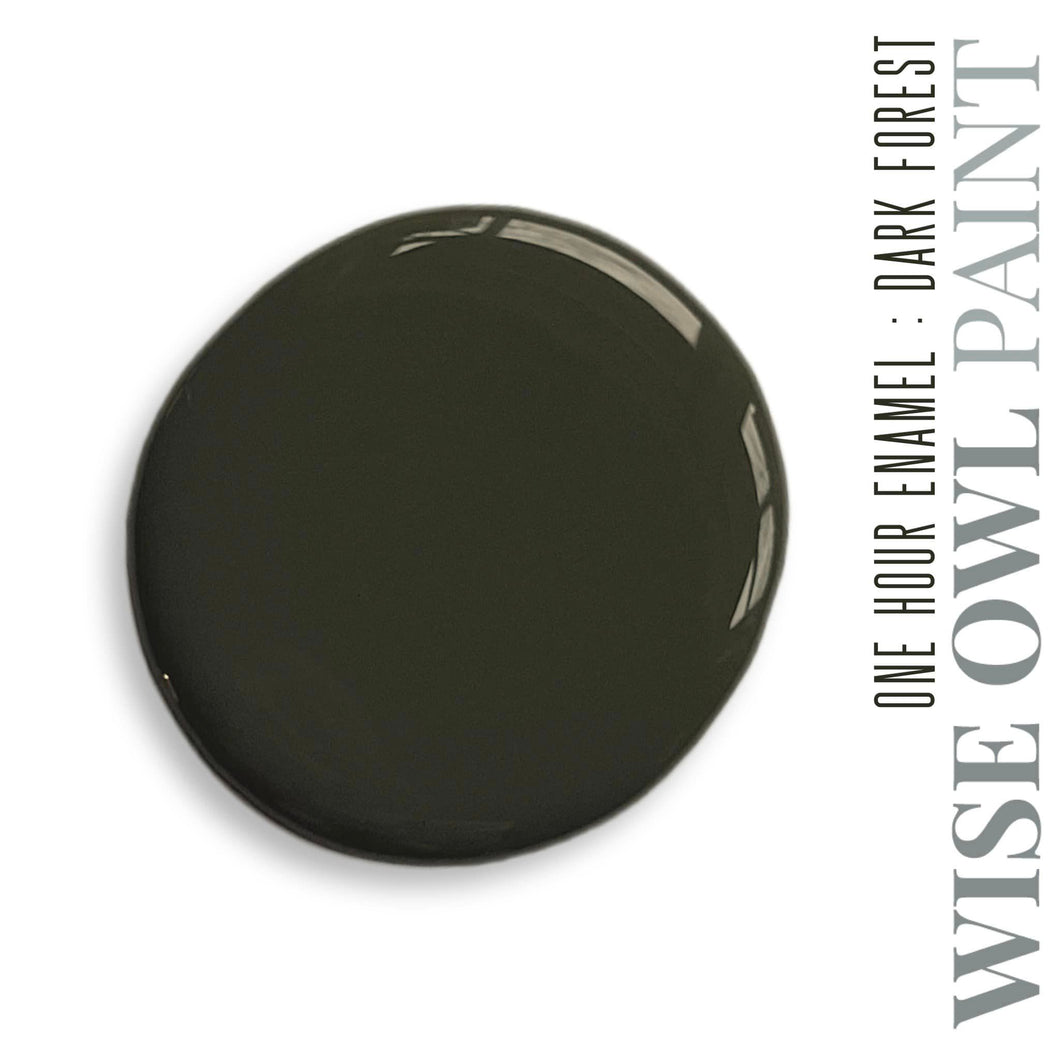 Dark Forest Green - Wise Owl One Hour Enamel Paint