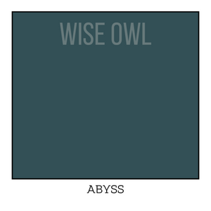 Blue Green Furniture Paint - Abyss - Wise Owl One Hour Enamel Paint