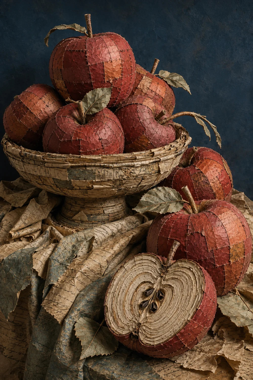 Apples Decoupage Paper - MINT by Michelle