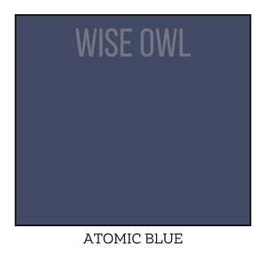 Royal Blue Furniture Paint - Atomic Blue -  Wise Owl One Hour Enamel Paint