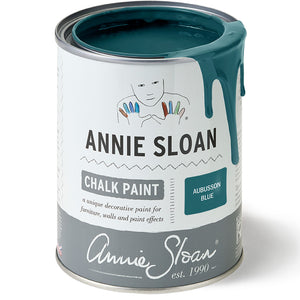 Aubusson Blue - Annie Sloan Chalk Paint Tin, Deep Teal Chalk Paint for Furniture