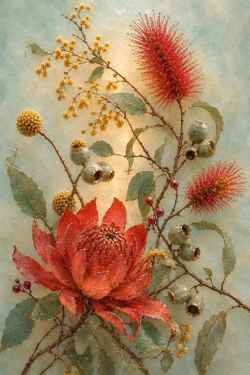 Australiana Decoupage Paper - MINT by Michelle