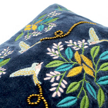 Load image into Gallery viewer, Bird Make Up Bag - Secret Garden by House of Disaster