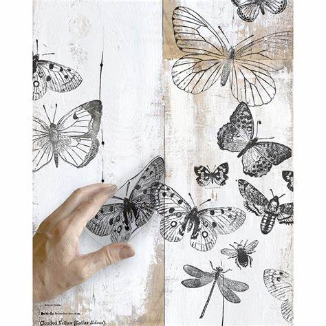 Butterflies IOD Decor Stamp - Iron Orchid Designs
