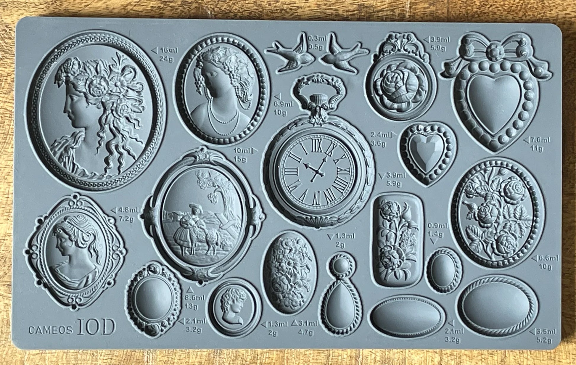 Cameos Mould by IOD - Iron Orchid Designs