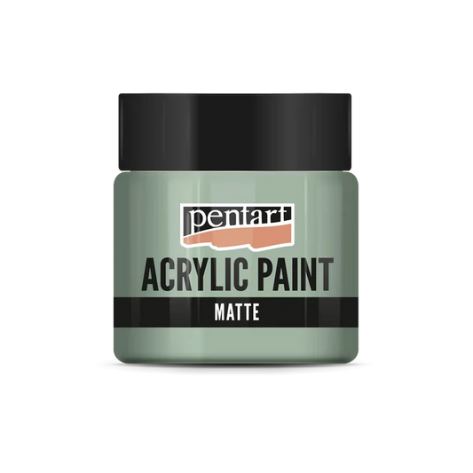Pentart Matte Acrylic Paint – Country Green – 50ml