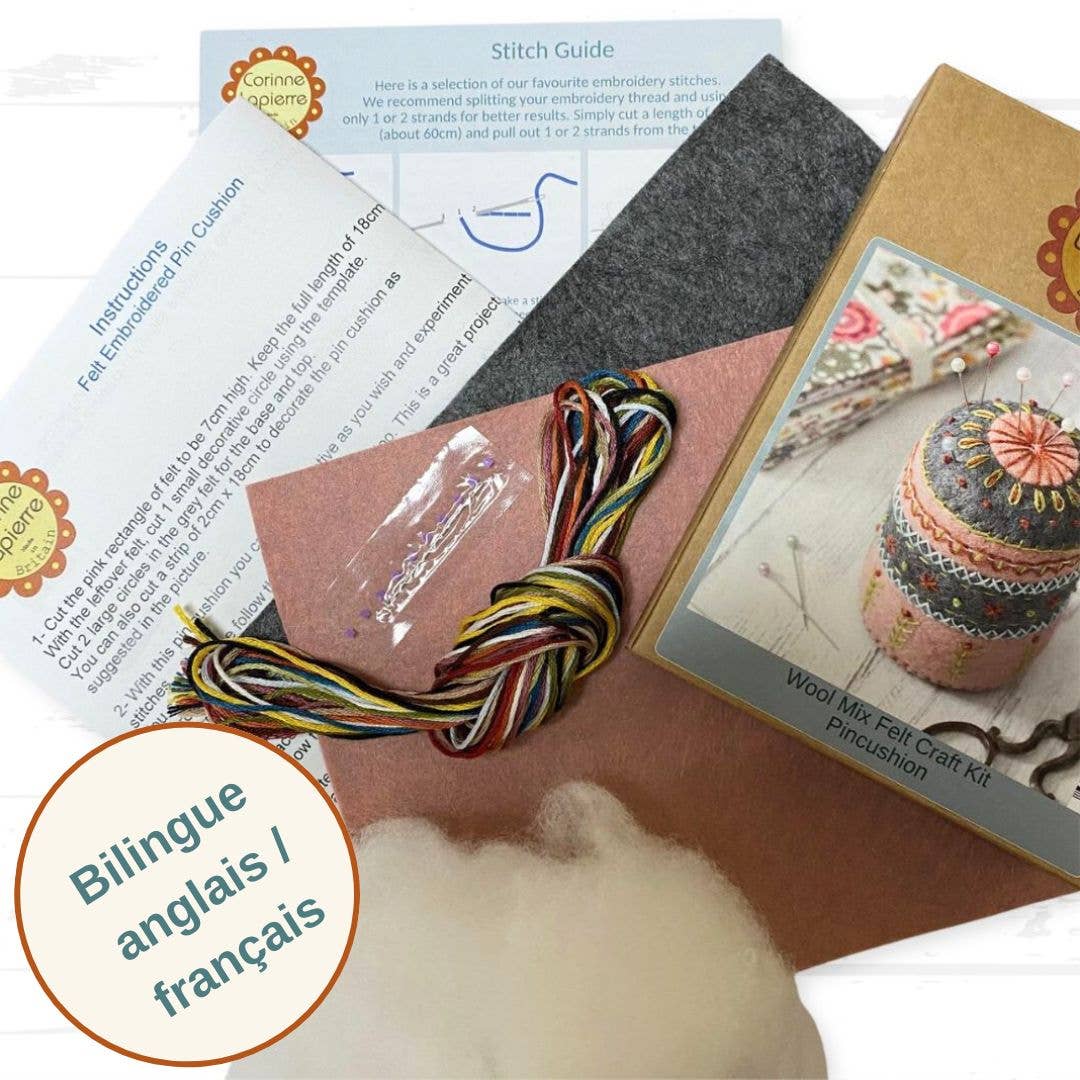 Pincushion Felt Craft Mini Kit - Corinne Lapierre