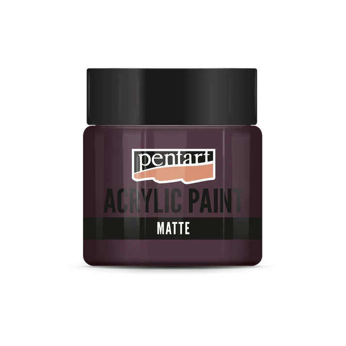 Pentart Matte Acrylic Paint – Eggplant – 50ml