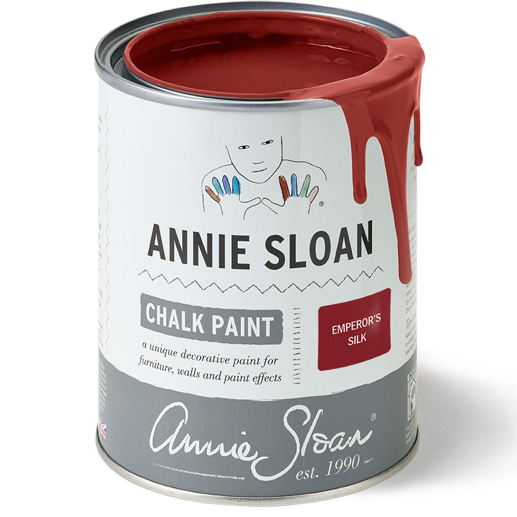 Bright Red Chalk Paint - Emporer's Silk - Annie Sloan  Paint Tin
