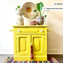 Load image into Gallery viewer, Bright Yellow Chalk Paint - English Yellow - Annie Sloan Painted Cupboard