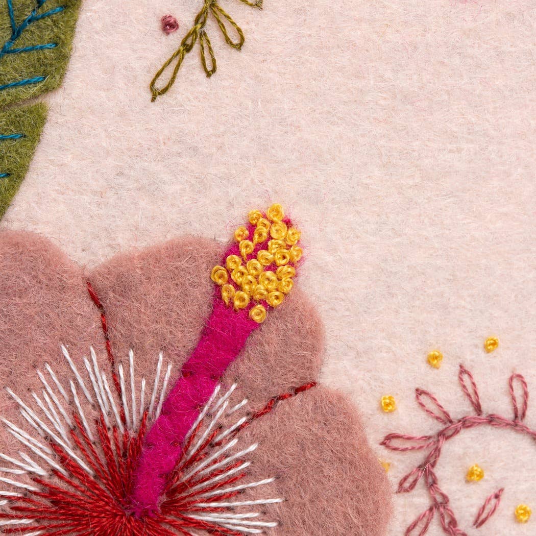 Hummingbird Appliqué Hoop Craft Kit - Corinne Lapierre