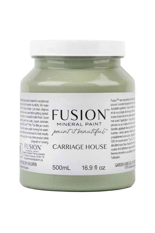 Jar of Fusion Mineral Paint on a white background