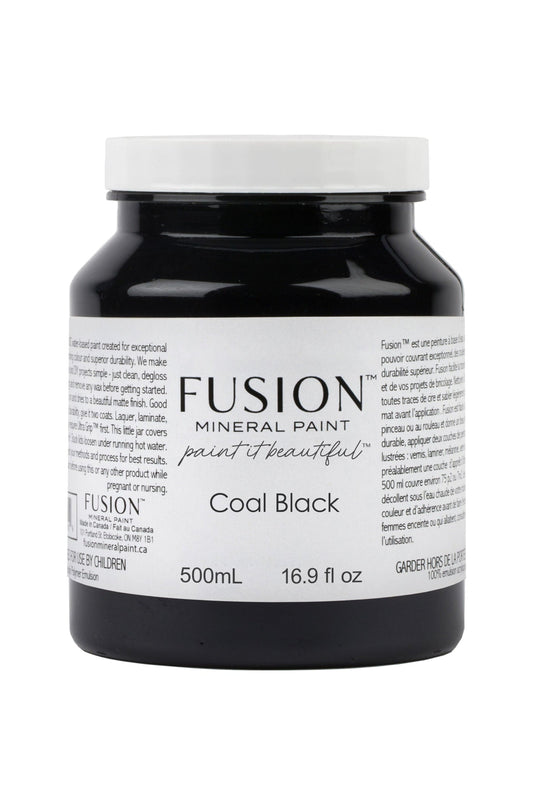 Fusion Mineral Paint Coal Black 500ml