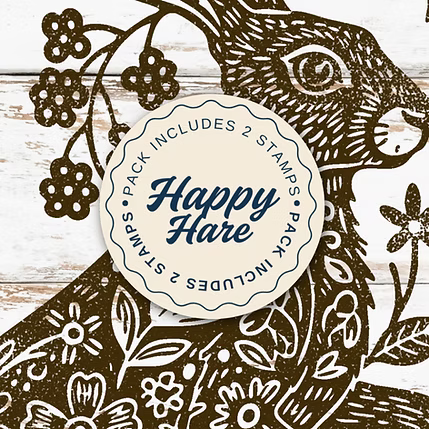 Happy Hare Stamp | Made By Marley