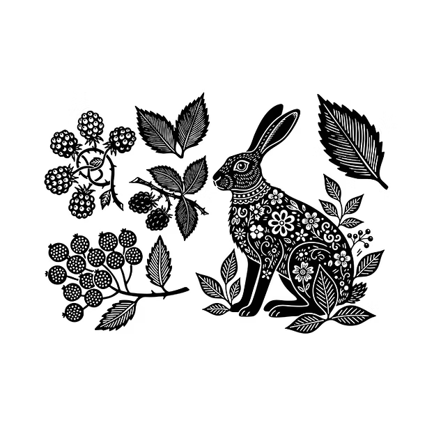 Happy Hare Stamp | Made By Marley