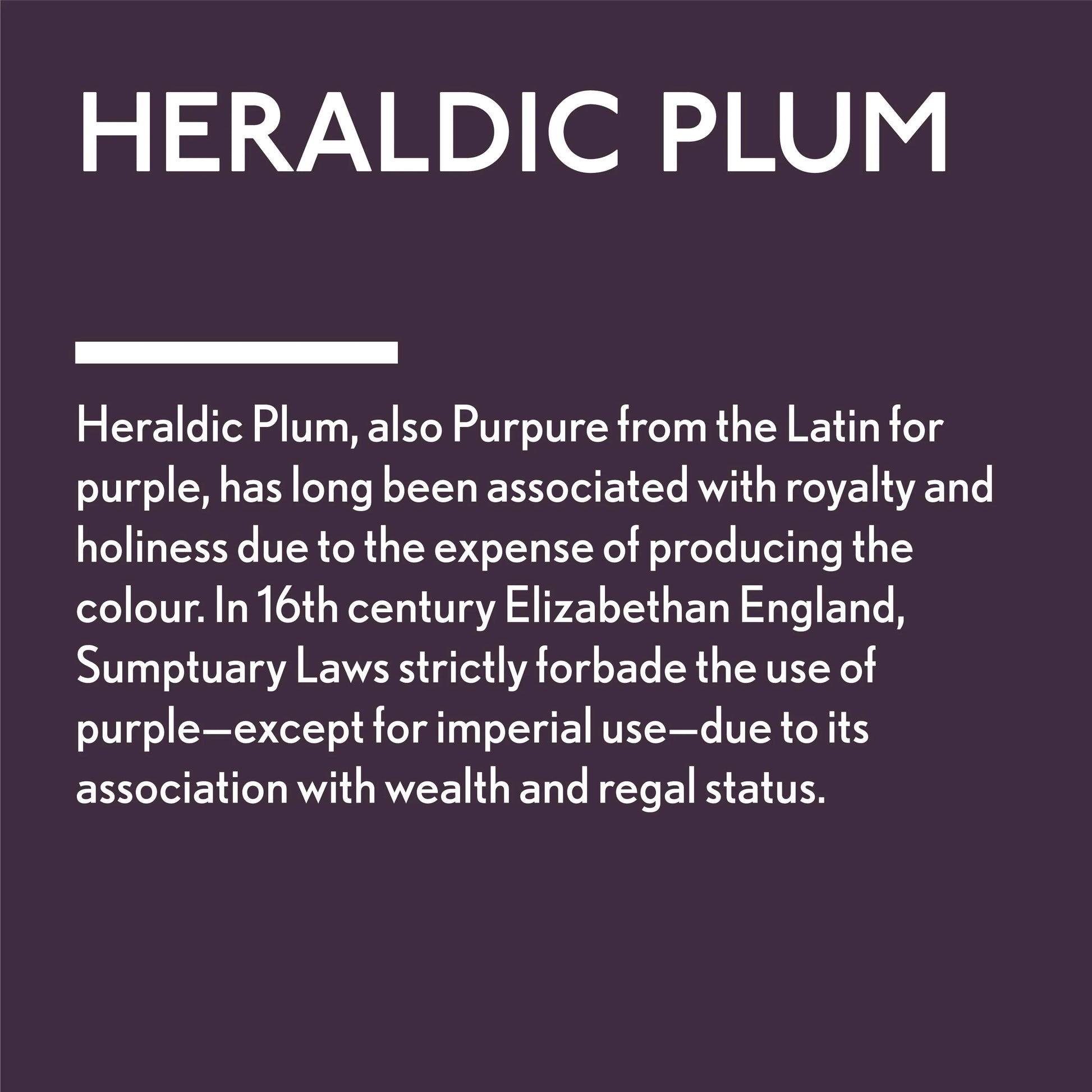 Heraldic Plum - Jubilee Paint