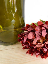 Load image into Gallery viewer, Tall Bottle Green Blown Glass Vase - 100% Recycled Glass