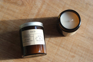 Oud Candle, Soy Wax Candle Made in Lancashire