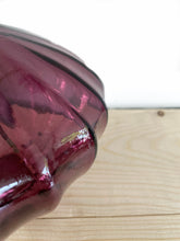 Load image into Gallery viewer, Mauve Fluted Vase - 100% Recycled Glass