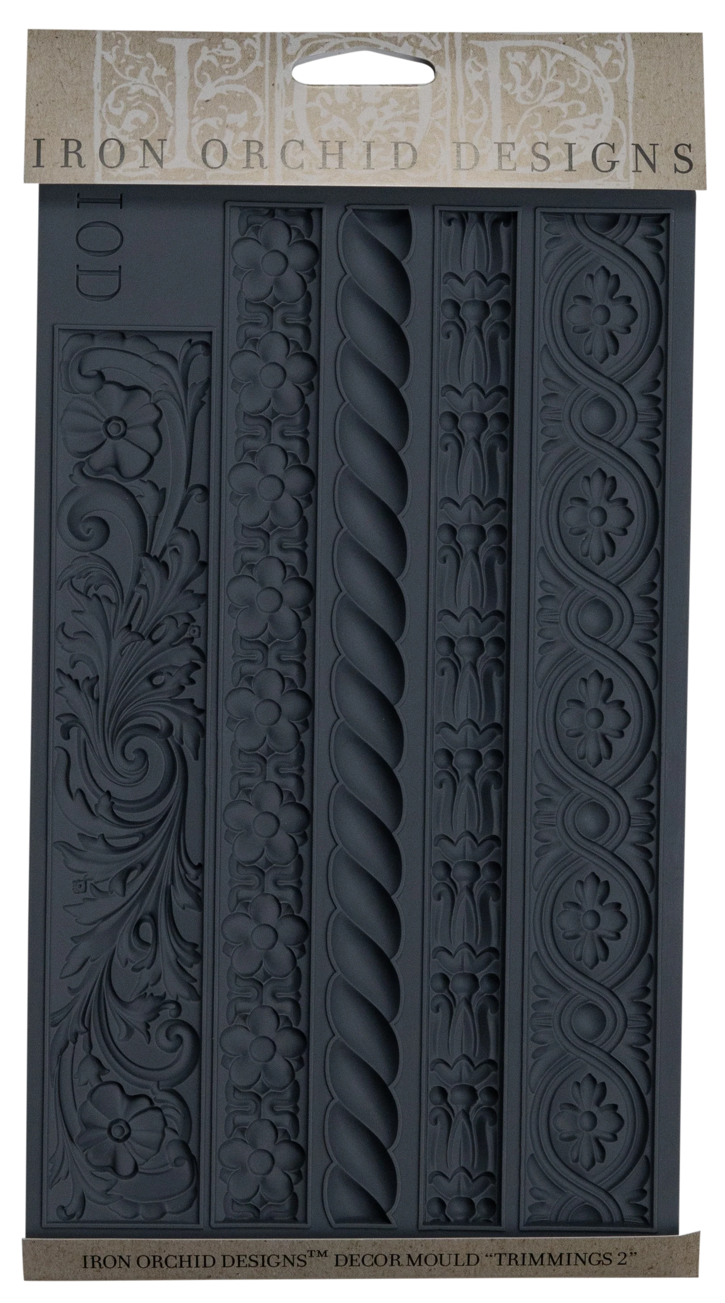 Trimmings 2 Mould by IOD - Iron Orchid Designs