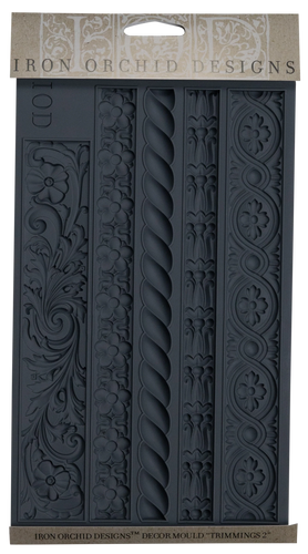 Trimmings 2 Mould by IOD - Iron Orchid Designs