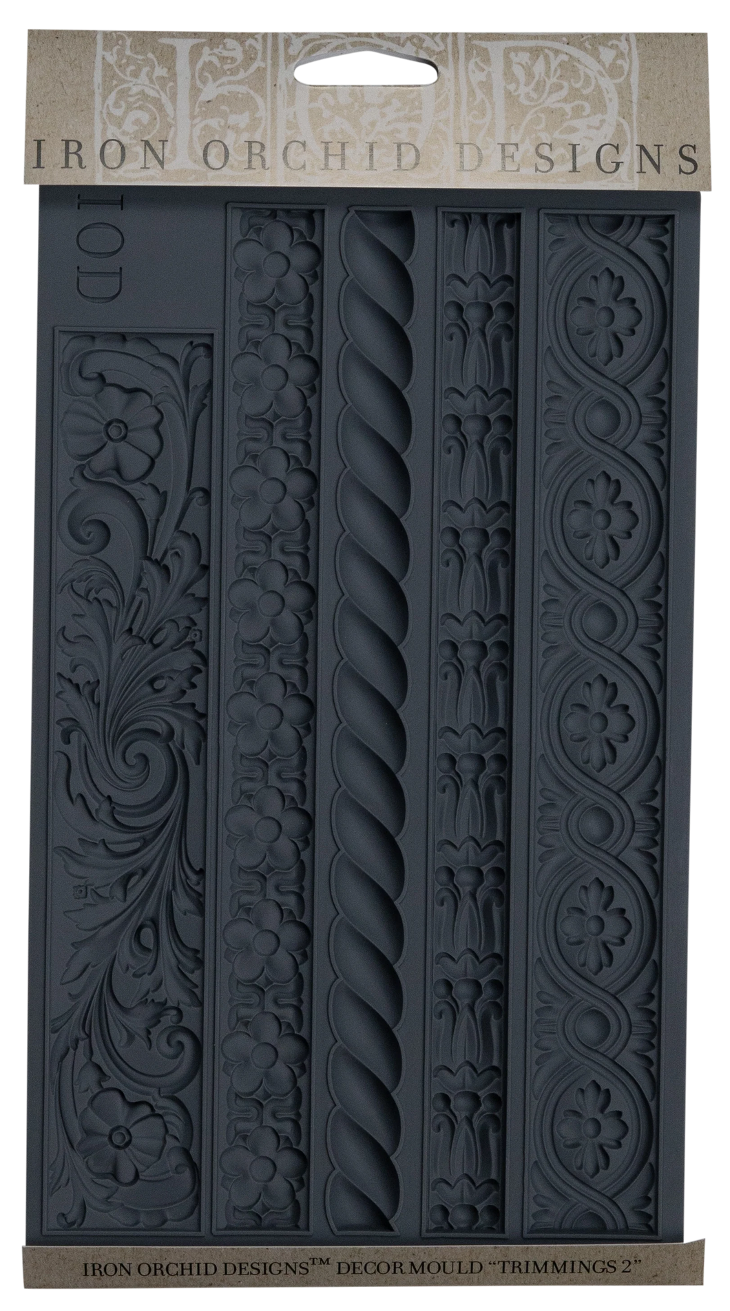 Trimmings 2 Mould by IOD - Iron Orchid Designs