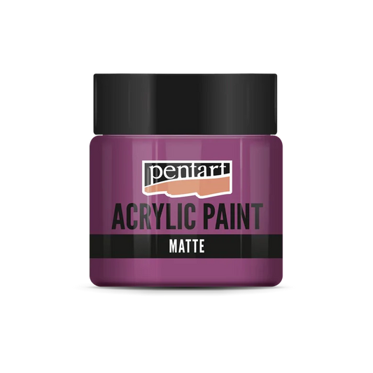 Pentart Matte Acrylic Paint – Mallow – 50ml