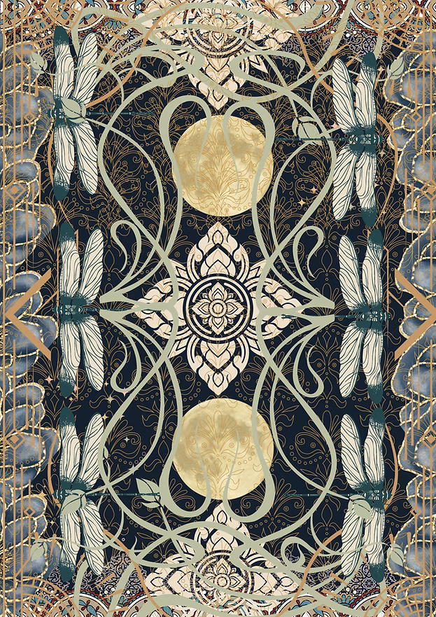 Moon Struck Decoupage Paper | Made By Marley