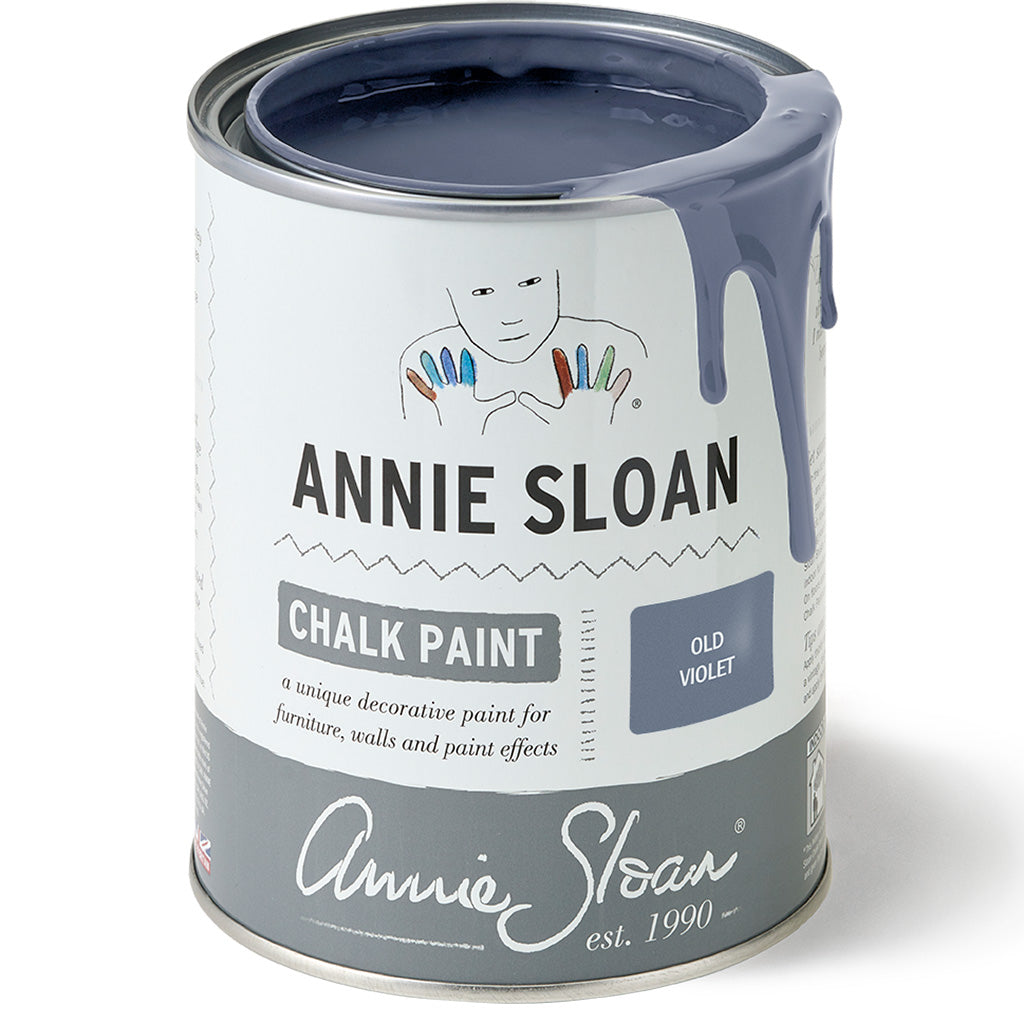 Lavender Blue Chalk Paint - Annie Sloan Old Violet - Furniture Paint