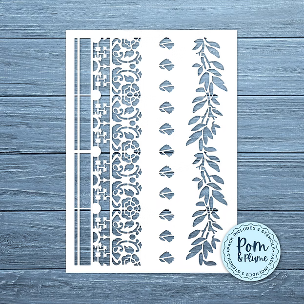 Pom & Plume Stencil | Made By Marley