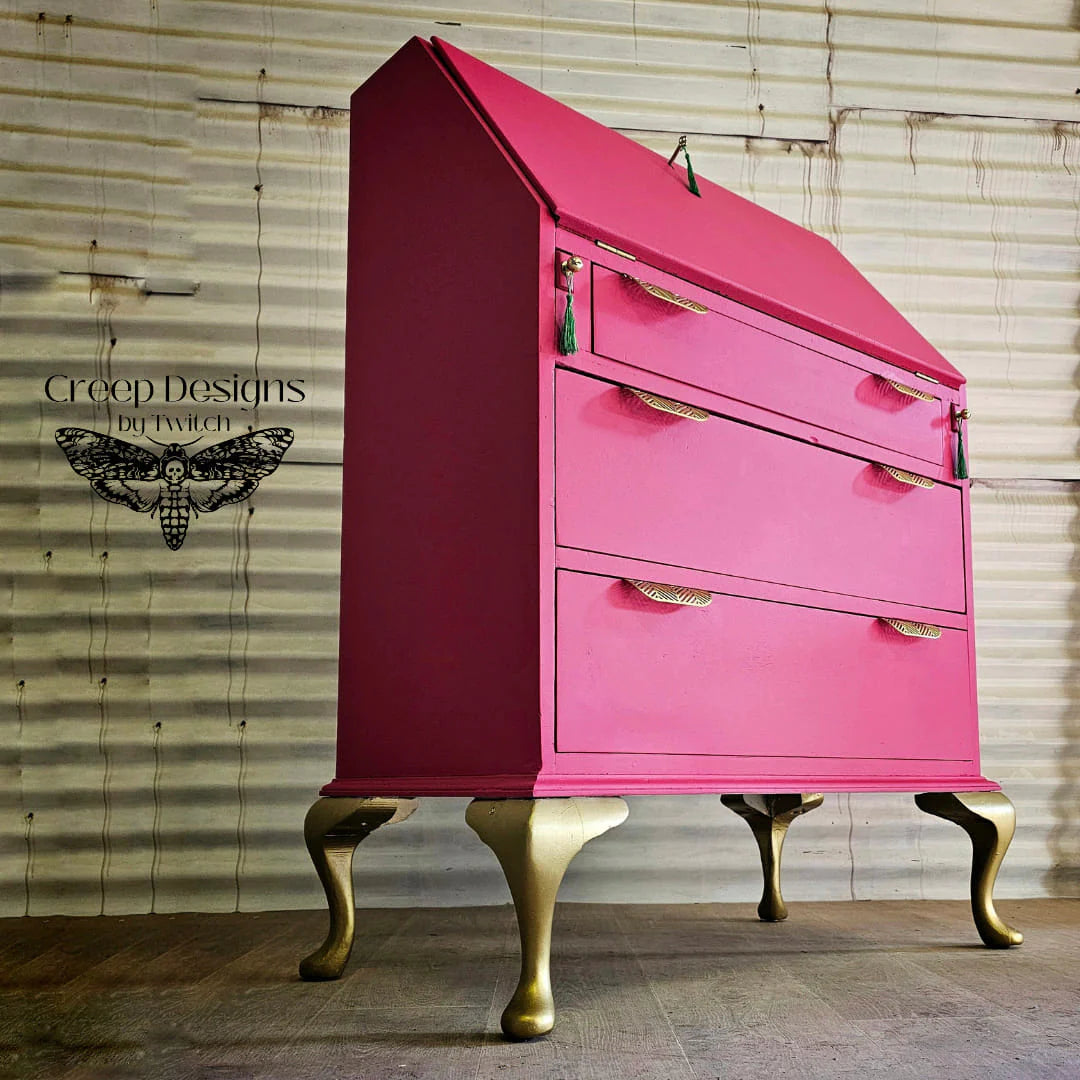 Rollerskate Pink, Hot Pink Mineral Paint for Furniture, MINT by Michelle