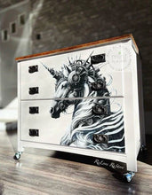 Load image into Gallery viewer, Steampunk Decoupage Paper for Furniture - Ulysses Unicorn - MINT By Michelle 