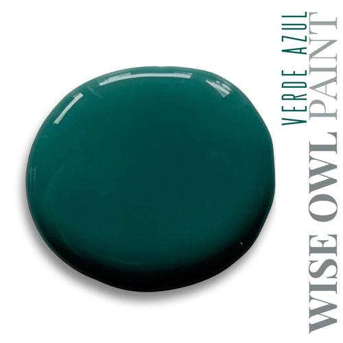 Wise Owl One Hour Enamel Paint - VERDE AZUL | Kitchen Cabinet & Furniture Paint