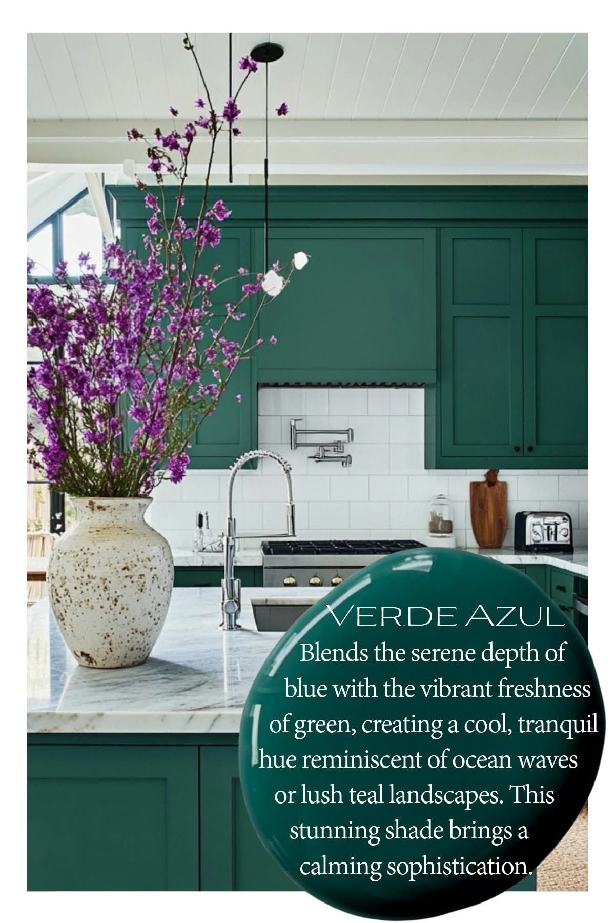 Wise Owl One Hour Enamel Paint - VERDE AZUL | Kitchen Cabinet & Furniture Paint