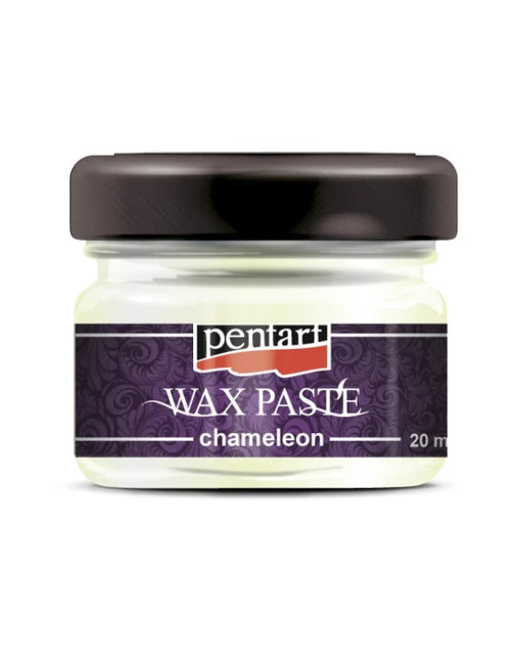 Pentart Wax Paste in White Gold