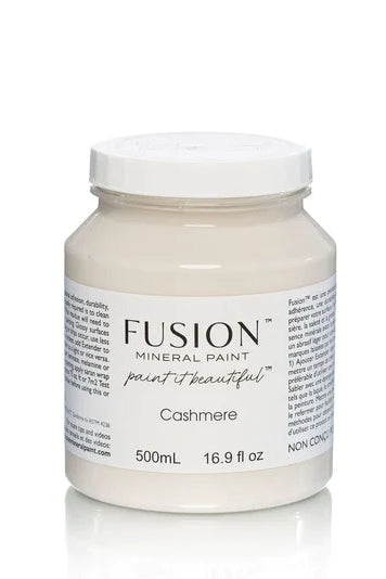 A pot of fusion mineral paint Cashmere